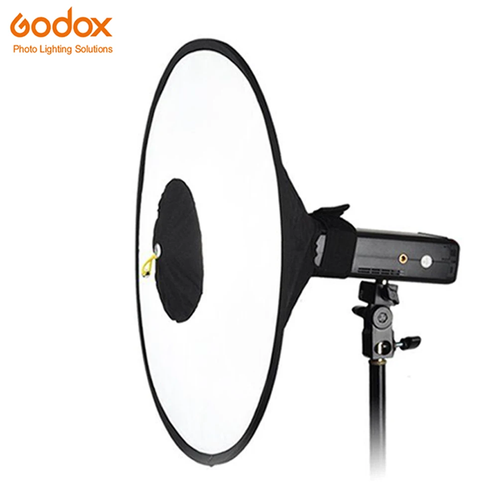 

Godox Conical SoftBox RS18 Portable Foldable Circular Soft Diffuser Universal For Most of the Camera Flash/Speedlite/AD200,etc
