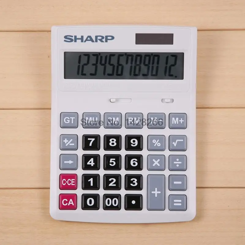 Genuine original shipping Sharp SHARP font b calculator b font CH D12 office business machines Medium