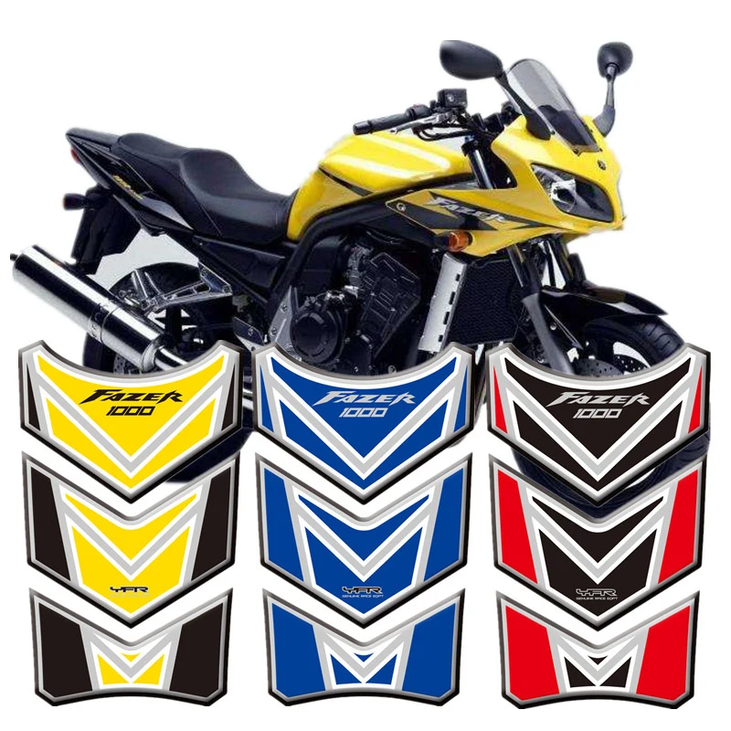 

For Yamaha Fazer 1000 FZS 2001-2005 Motorcycle 3D Tank Pad Protective Cover Decals Stickers