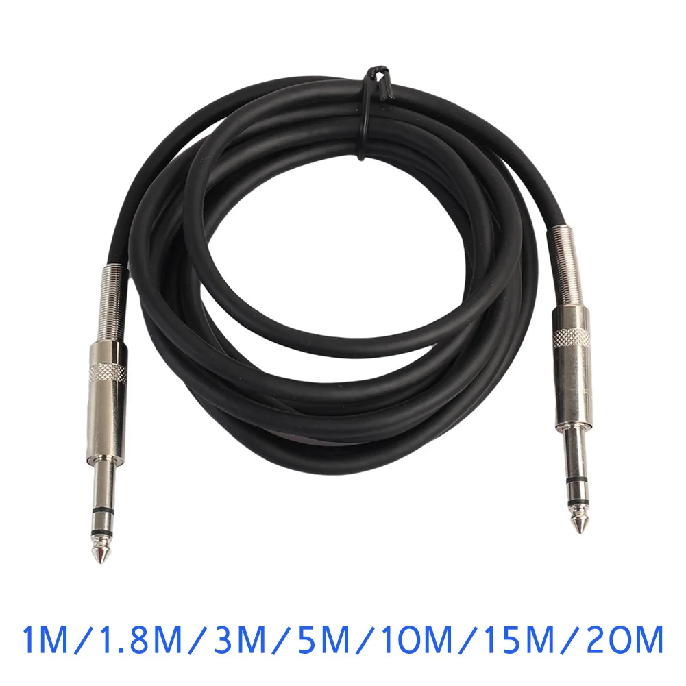 6.35mm to 6.35mm Audio Cable Male to Male For Electric Guitar Mixer