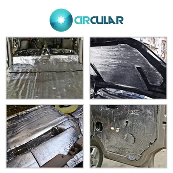 

1pcs 40''x40''Car Body Protector Sound Noise Insulation Heat Resistant Mat 100cmx100cm Anticorrosive Toughness Fire Retardant