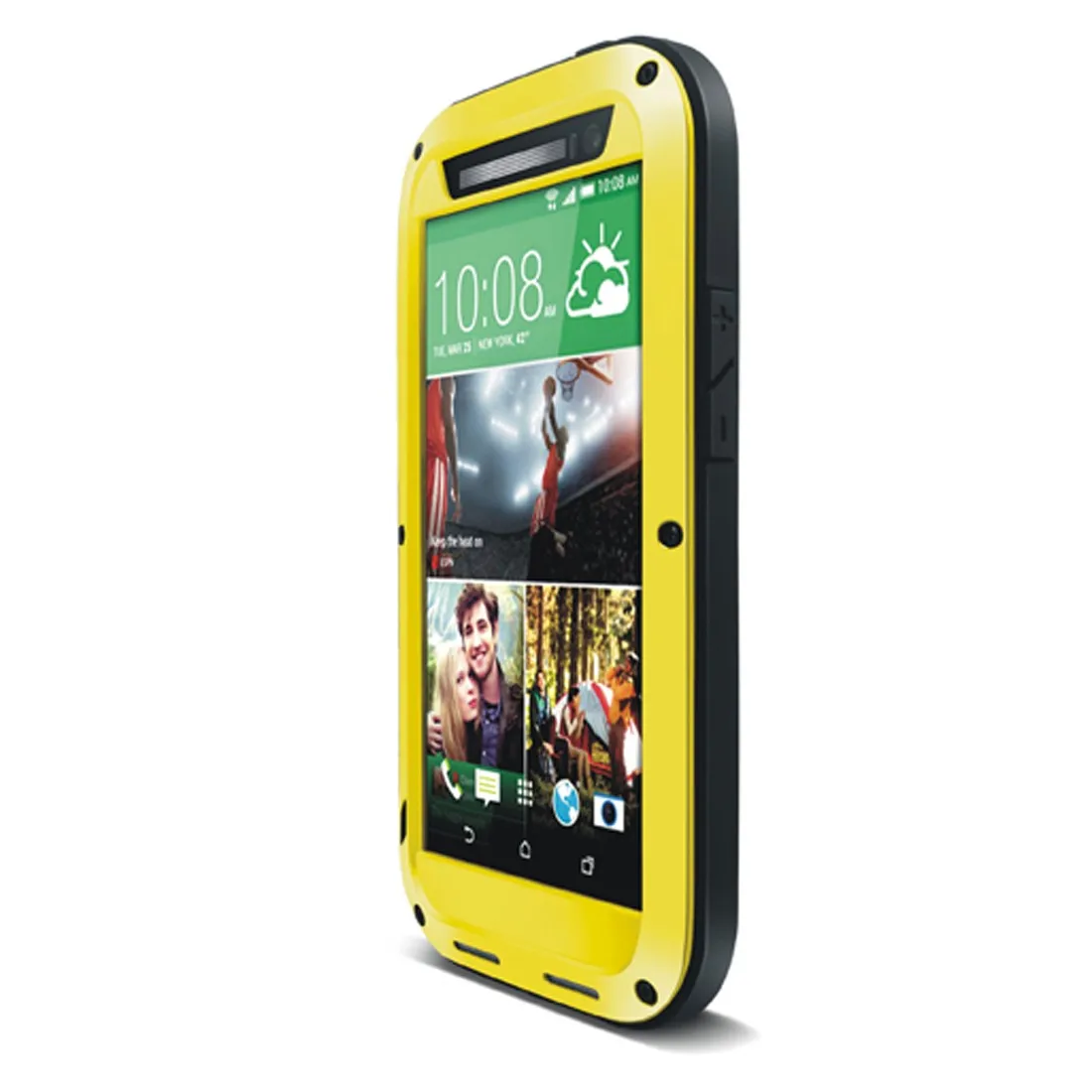 

Phone Case Cover For HTC One E8 Metal Case Anti-fall Explosion-Proof Dustproof Cover Full-Body Protective Case