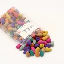 Светодиодный керамический обратный поток водопад дым Курильница держатель для благовоний украшение дома может CSV