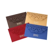 Золотая лазерная резка свадебные приглашения 50 шт Китай свадебные приглашения карты Роскошные элегантные вечерние поздравительные открытки Заказные приглашения