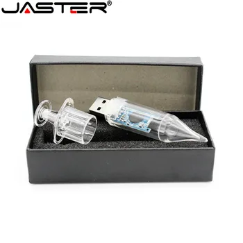 

JASTER hot fashion creative Syringe usb+ box capacity USB flash drive 2.0 4GB/8GB/16GB/32GB/64GB memory stick free shipping