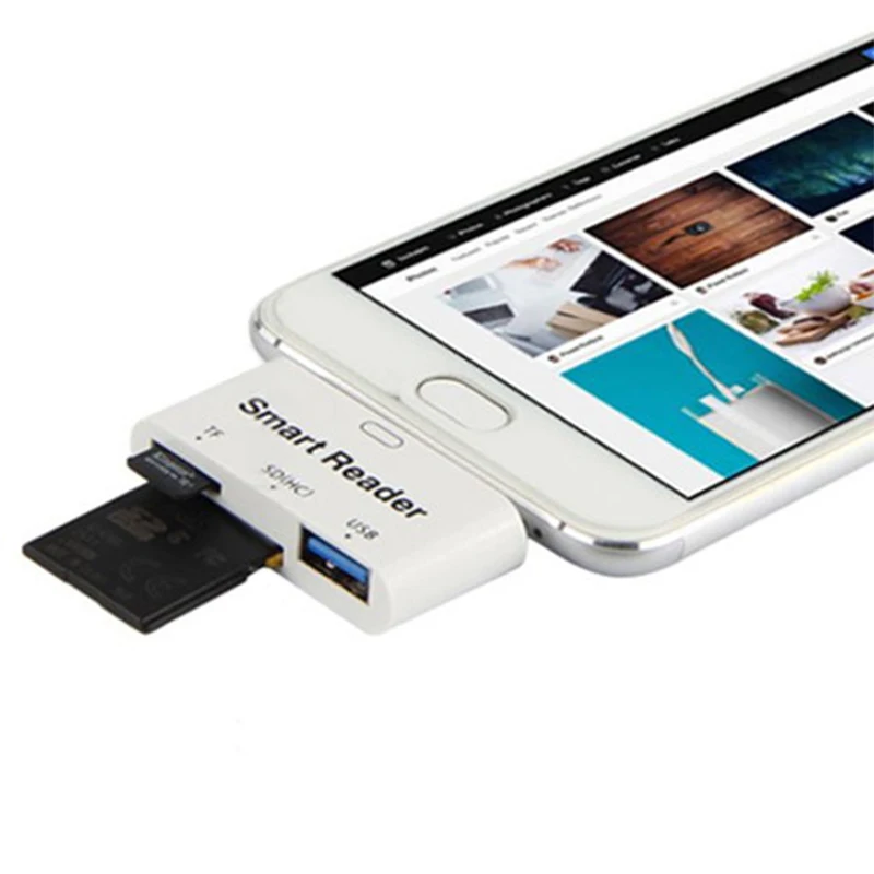 3 в 1 USB 3.1 Тип c USB-C TF Micro SD OTG Картридер для Тип-c телефон для MacBook #233291