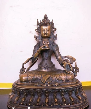 

xd 001660 Tibet Buddhism Ksitigarbha Bronze buddha Statue