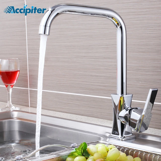 Cheap Polished Chrome Kitchen faucet. 360 Degree Rotation Kitchen Tap. Hot and Cold Faucet.Basin Sink Mixer. Torneira Cozinha. ZB-001