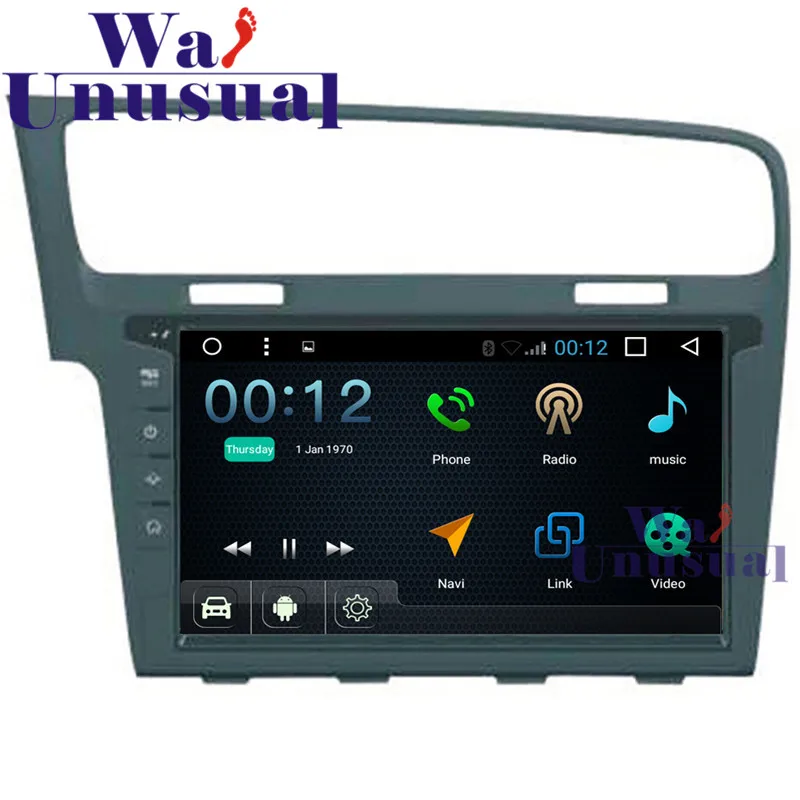 

10.1"Android 6.0 Quad Core 16G Auto GPS Navigation For VW GOLF 7 Radio Stereo with Bluetooth WIFI Mirrorlink 1024*600 Free Maps