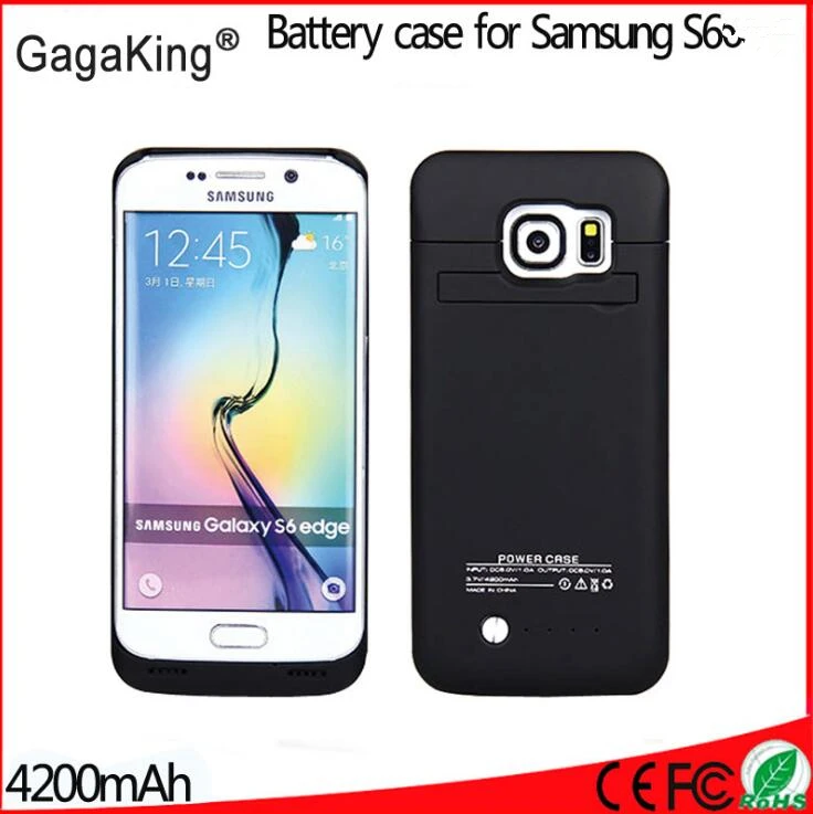 imágenes para Caja de la batería caja de batería del tirón para samsung galaxy s6 s6 4200 mah cargador de batería banco de la energía del caso capa para samsung s6 caso imágenes para Caja de la batería caja de batería del tirón para samsung galaxy s6 s6 4200 mah cargador de batería banco de la energía del caso capa para samsung s6 caso