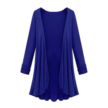 

Plus Size XXXL Women Cardigan Autumn Long Sleeve Irregular Open Stitch Over Size Female Camel Sweater Ladies Coat Outerwear