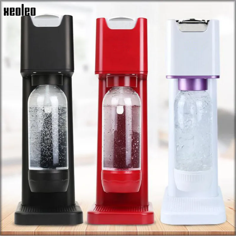 XEOLEO Soda Water machine Soda maker Expert Bubble generator Machine DIY Bubble drink Bubble water maker 1L+1.5L Black/White/Red XEOLEO Soda Water machine Soda maker Expert Bubble generator Machine DIY Bubble drink Bubble water maker 1L+1.5L Black/White/Red