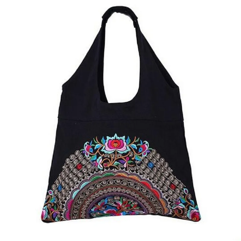 

New National manmade Women Embroidery bag flower totes casual Shoulder Bag fashion handbag Boho Indian Ethnic handbags