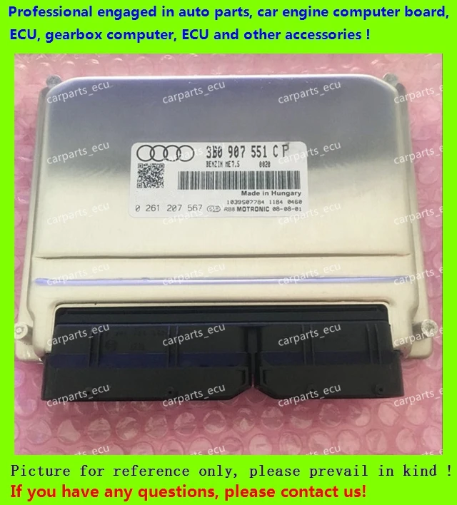 

For car engine computer board/VW Audi ECU/Electronic Control Unit/3B0907551AB 0261206393/3B0907551CP/0261207661/3B0 907 551 CP