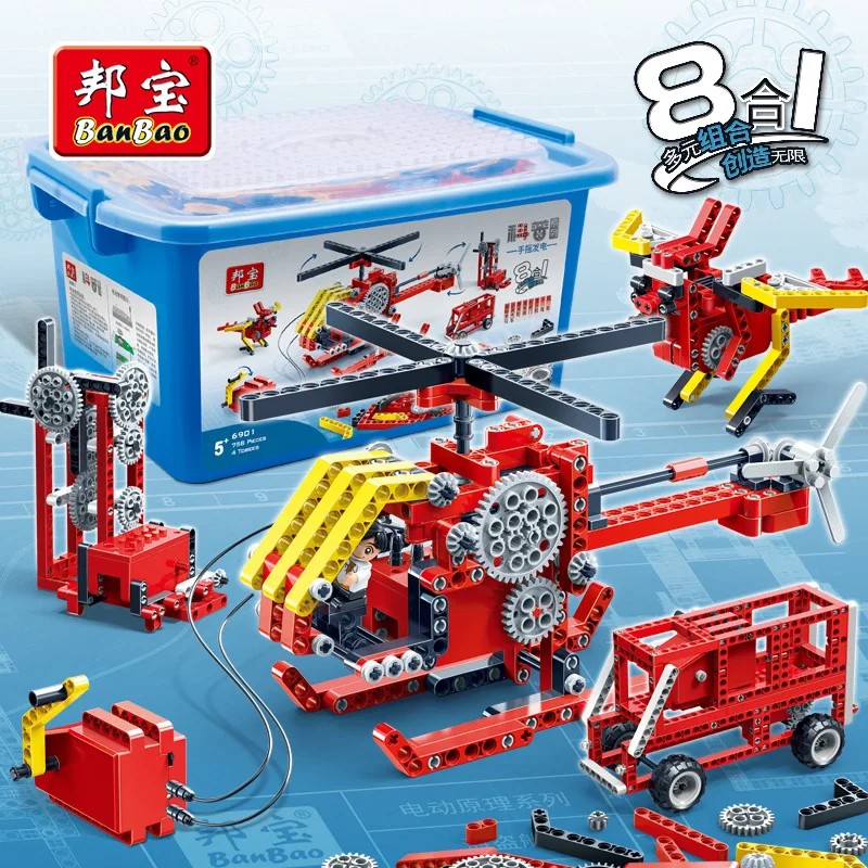 

Model building kits compatible with lego city Science education Self powered 3D blocks Educational model building toys hobbies