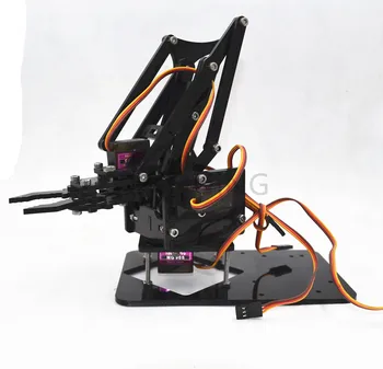 

Acrylic Mechanics Handle Robot 4 DOF arm arduino Created Learning Kit