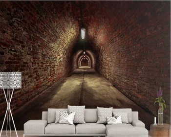 

beibehang 3D wallpaper custom extension space tunnel mural background wall wallpaper for walls 3 d decoration papel de parede