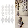 10pcs Crystal Acrylic Octagonal Beads 1Pendant Clear Acrylic Bead Garland Chandelier Hanging For Party Wedding Decoration ► Photo 2/6