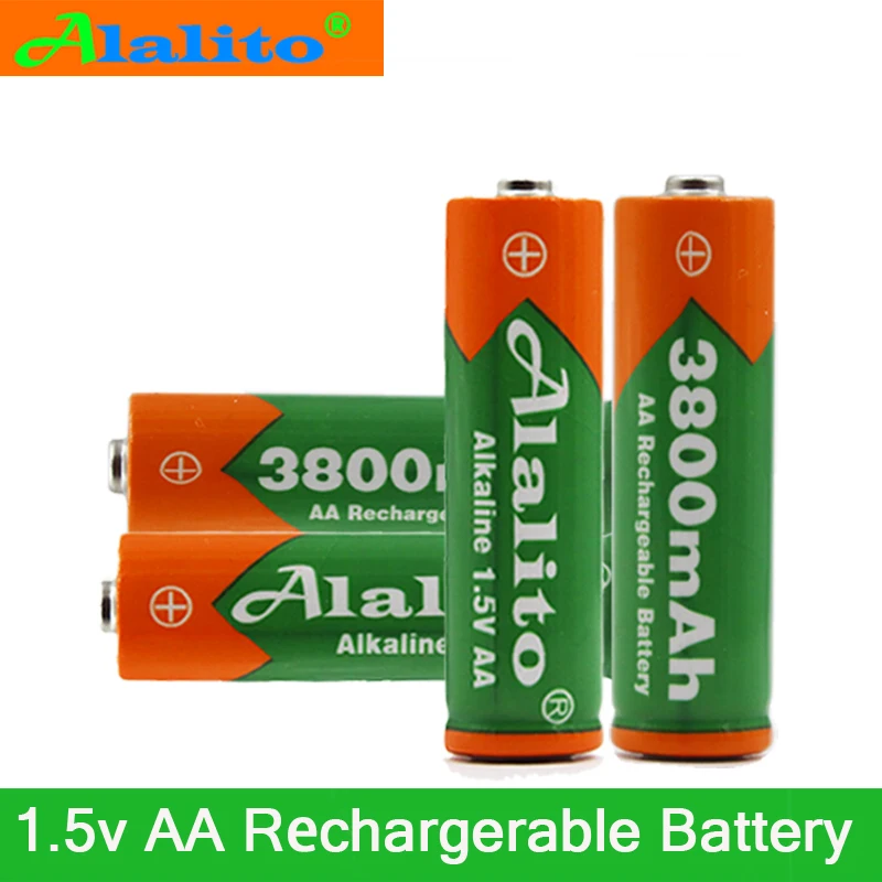 2-20 шт 1 5 V AA Аккумулятор 3800mah фонарь для игрушек Часы MP3-плеер Замена батареи