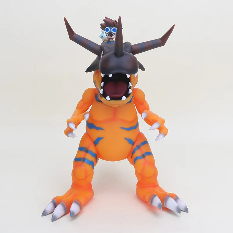 

30cm Super Big Digimon Adventure figure toy Greymon & Taichi Yagami PVC Action Figure Digimon Model Toy