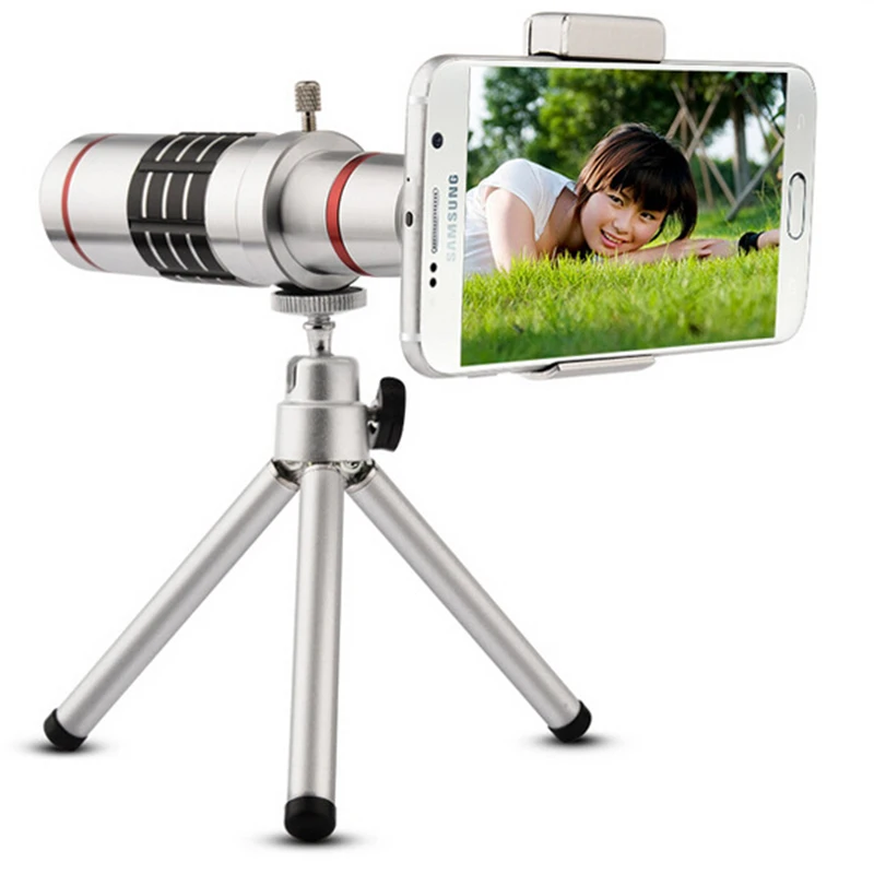 

Universal Clip 18X Mobile Phone Telescope Lens Zoom Camera Practical Optical Magnifier with Tripod for Samsung Galaxy s6 s7 edge