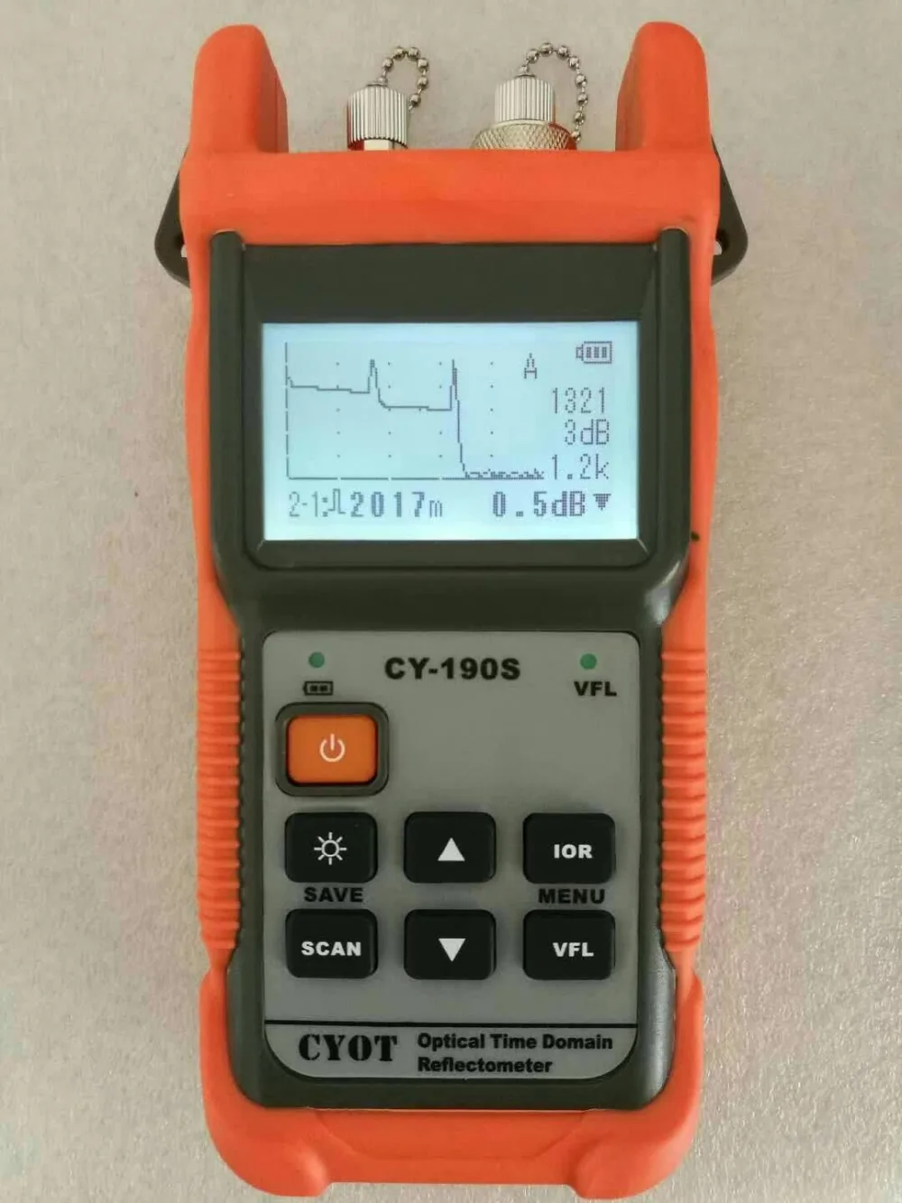 

1310 or 1550nm Optical Fiber Ranger MINI OTDR CY190S Visual Fault Locator fault detection and positioning instrument DHL SHIP