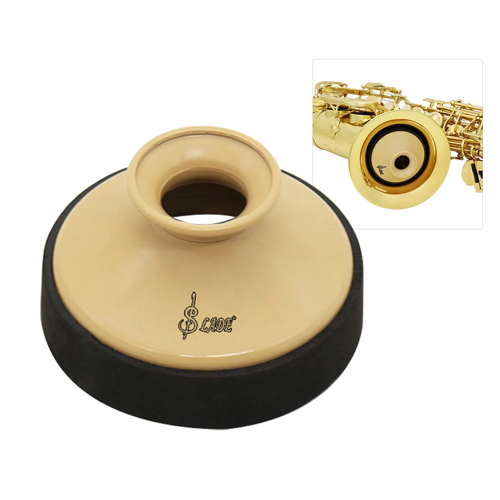 ABS Round Alto Saxophone Sax Mute Dampener Silencer Weak Sound Device Professional Musical Instrument Parts Accessories