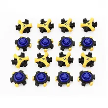 16 шт./компл. синий гольф шип на обувь Замена Быстрый Твист Резьбовые Заклепки Stinger учебные пособия для гольфа подарок для Гольфиста начинающих