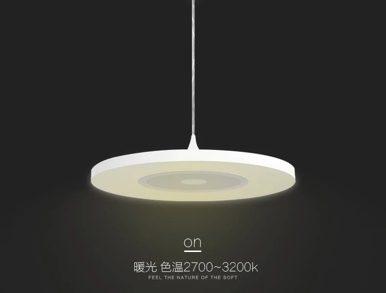 

30W LED Pendant Lights Diffuse in 40cm Acrylics with Touch Control