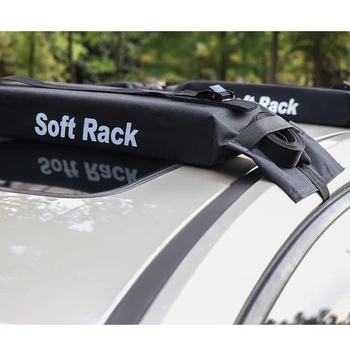 

2PCS Universal Car Roof Rack Outdoor Rooftop Luggage Carrier PVC Baggage Roof Racks Box Porta Equipaje Techo Para Auto