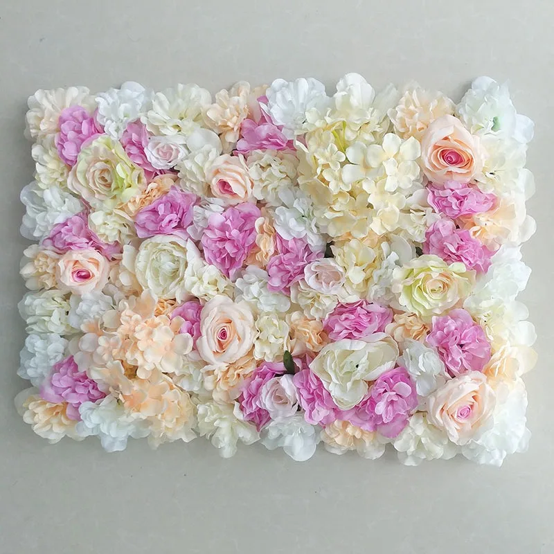 

40x60cm Silk Rose Flower Champagne Artificial Flower for Wedding Decoration Flower Wall Romantic Wedding Backdrop Decor 16 color