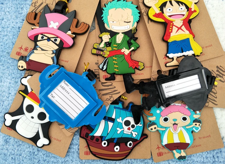 IVYYE one piece Luffy Chopper аниме аксессуары для путешествий багажная бирка на чемодан ID адрес портативный держатель тегов багажная этикетка Новинка