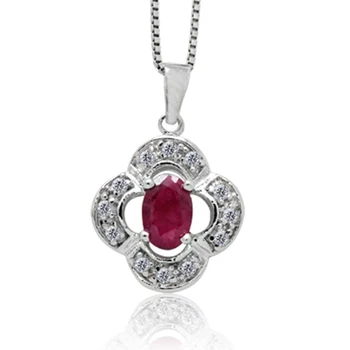 

Collares Qi Xuan_Red Stone Simple And Elegant Pendant Necklaces_Real Necklaces_Quality Guaranteed_Manufacturer Directly Sale