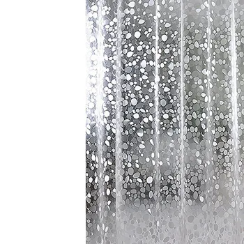 

Pvc Waterproof Shower Curtain Thickening Three Dimensional Printed Transparent Bath Curtain Bathroom Decoration