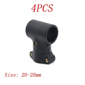 

4PCS 20-20mm Nylon Tee-joint D 20mm Carbon Fiber Pipe Tripod Fixing Connector Spare Parts for RC Plant Agriculture UAV Drone