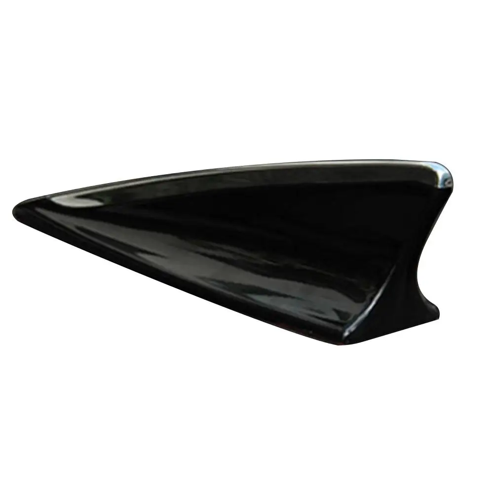 Carbon Fiber Style Car Exterior Roof Shark Fin Shape Adhesive Decorative Antenna
