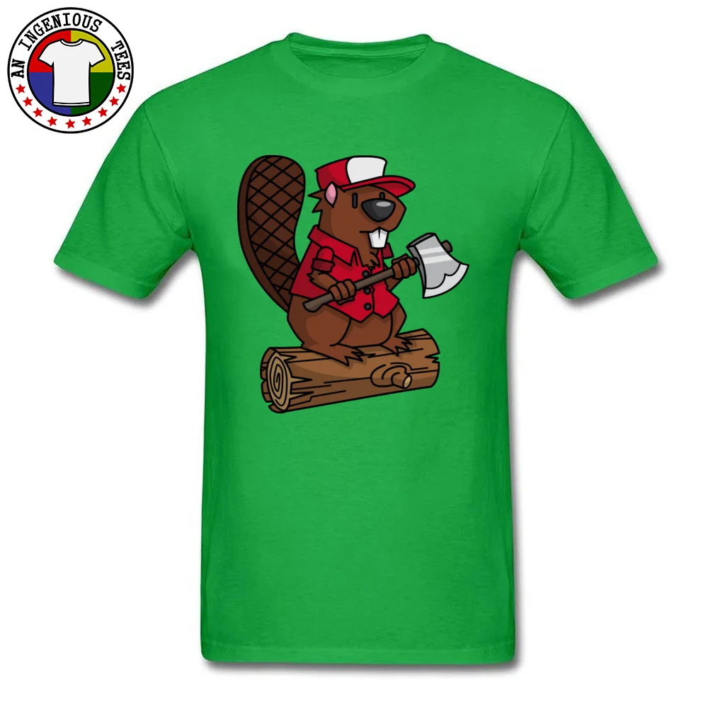 Beaver Chopper NEW YEAR DAY All Cotton Crewneck Tops T Shirt Short Sleeve Personalized Sweatshirts Brand New Hip hop Tshirts Beaver Chopper green