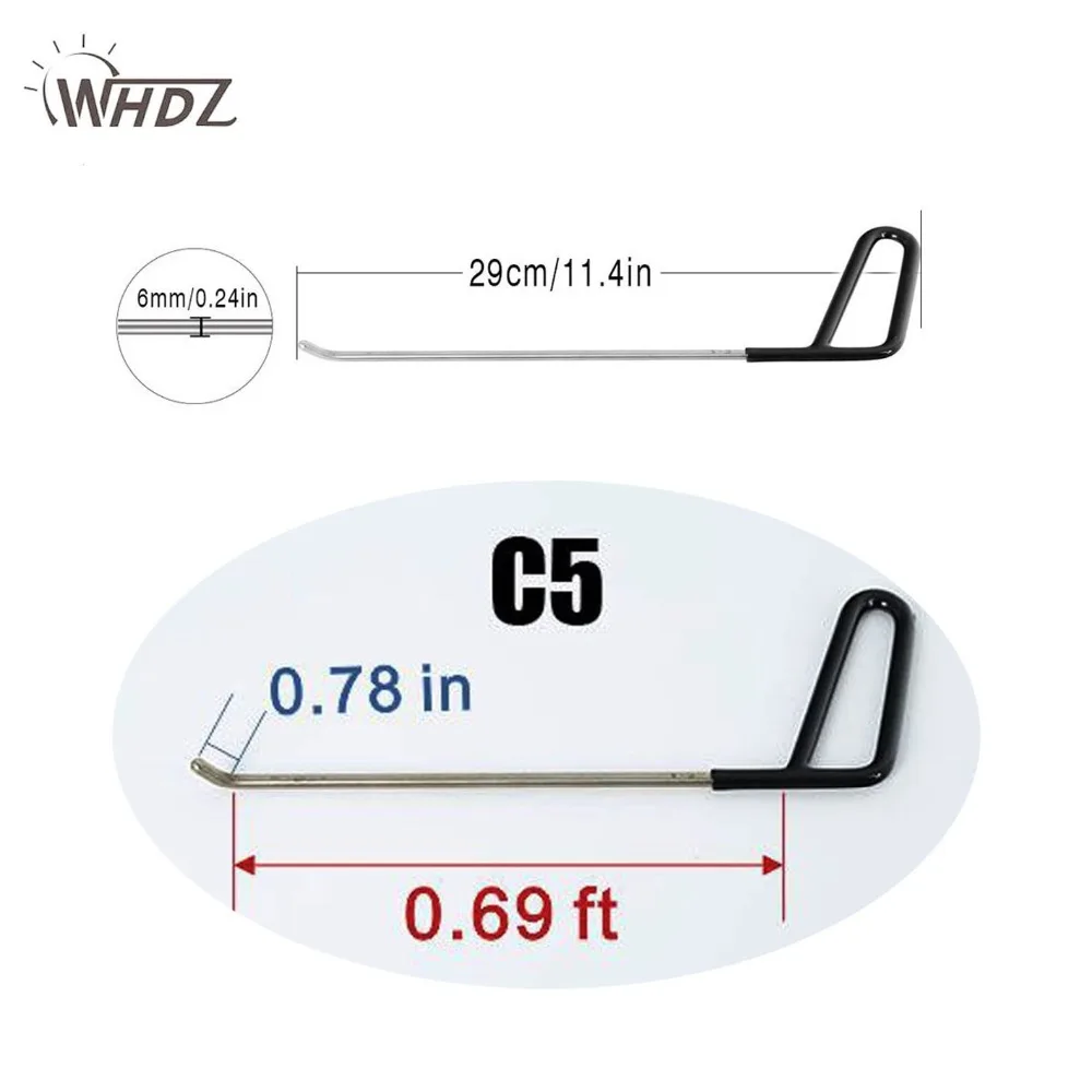 SWHGYWHZ 3 шт.(B7+ C5+ C6) Авто безболезненные Инструменты для ремонта вмятин-идеально подходит для ремонта дверей и удаления вмятин