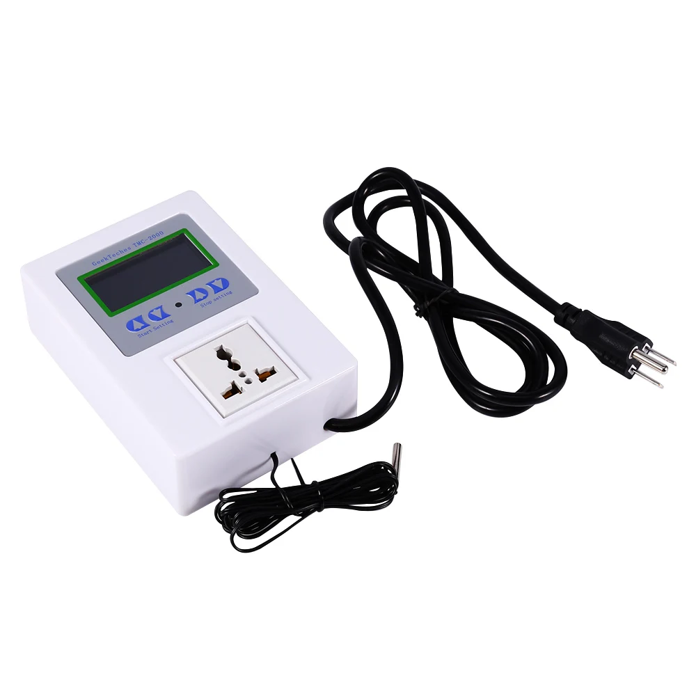 

AC110-240V High Precision Intelligent Electronic Temperature Controller Sensor(US Plug)