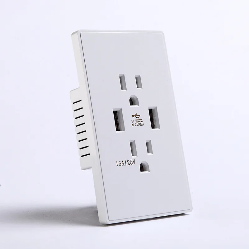1PCS SS010 American Standard Power Socket Electrical Socket Outlet Convenience Receptacle panel
