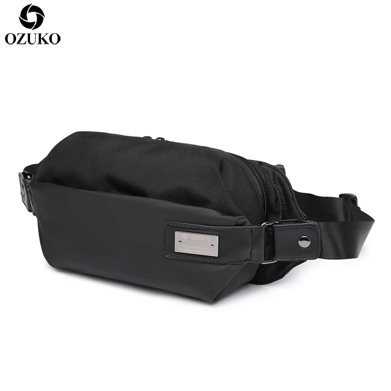 Поясная Сумка OZUKO для мужчин модный многофункциональный спортивный кошелек