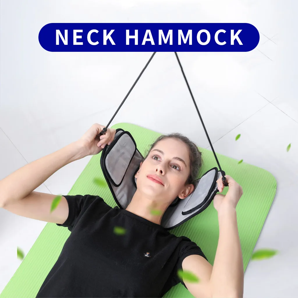 

Pillow Portable Cervical Traction Device for Neck Pain Relief Relieving Fatigue Black Neck Hammock Takes Physical Rehabilitation