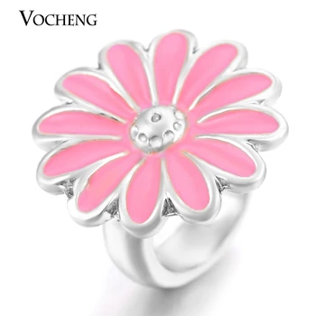 

10pcs/lot Endless Charms Sunflower Charms Hand Painted Brass Material Fit 6mm Lambskin Bracelet VC-094*10
