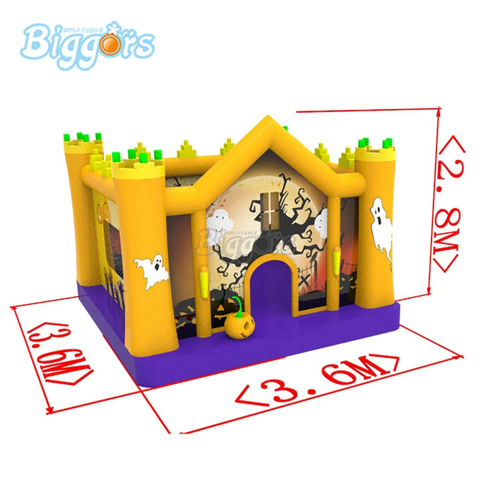 

Outdoor Inflatable pumpkin bounce house bouncy castle with blowers
