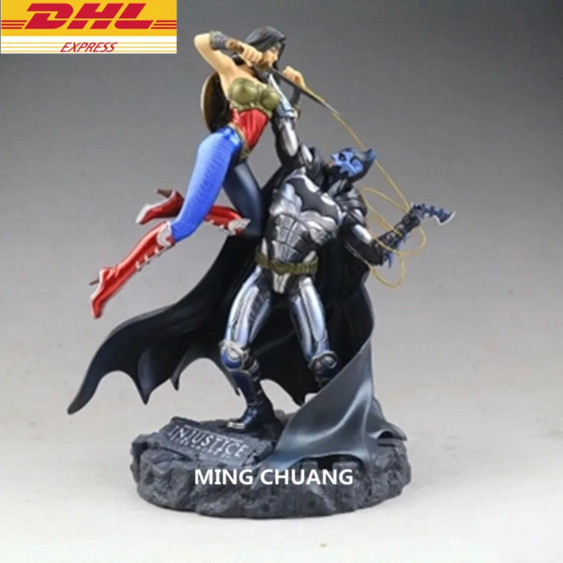 

Justice League Statue Superhero Bust Wonder Woman And Batman Full-Length Portrait PVC Action Figure Collectible Model Toy J360