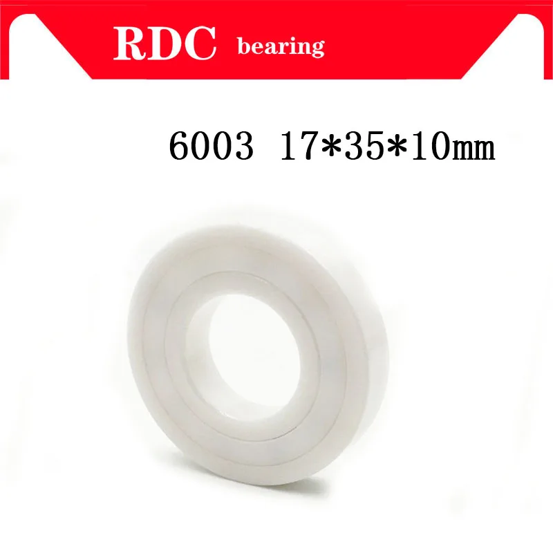

Free Shipping 6003 17X35X10 mm High speed double sided sealed ceramic bearings with seals (dust cover) of 17*35*10mm