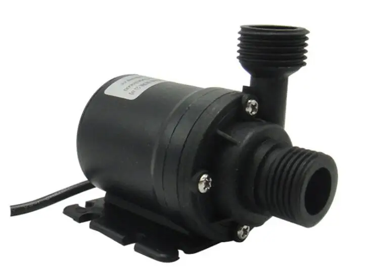 Фото DC 12V 24V маленький Электрический водяной насос скорость потока 800LPH подъем воды 5M DC 12V 24V маленький Электрический водяной насос скорость потока 800LPH подъем воды 5M