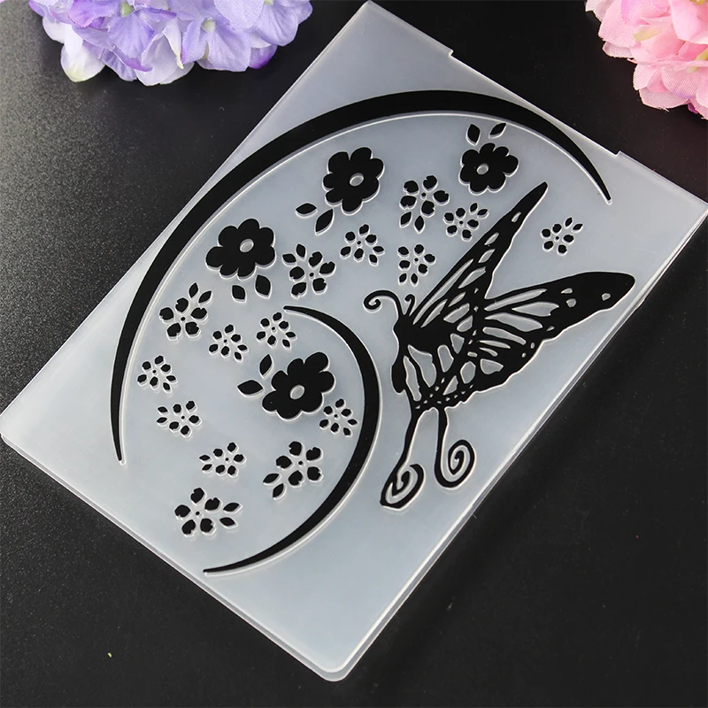 Embossing Folders for card making plastic Embossing Folder Flower