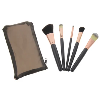 

5pcs With Bag Face Beauty Tool Cosmetic Complexion Makeup Brush Kit Set Include Foundation Concealer Contoured Cheek Brush