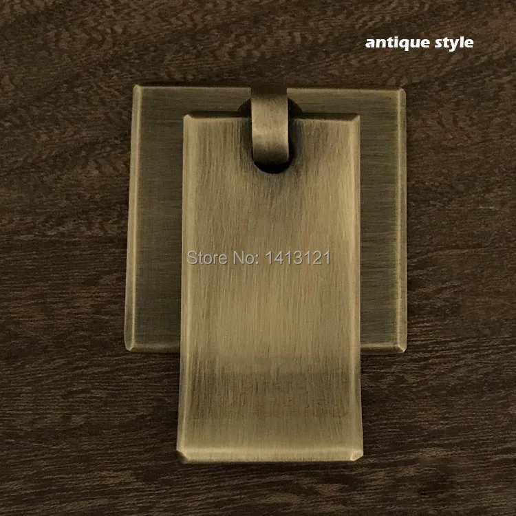 

Chinese antique simple drawer knob furniture hardware Classical wardrobe cabinet shoe door handle closet cone vintage pull ring